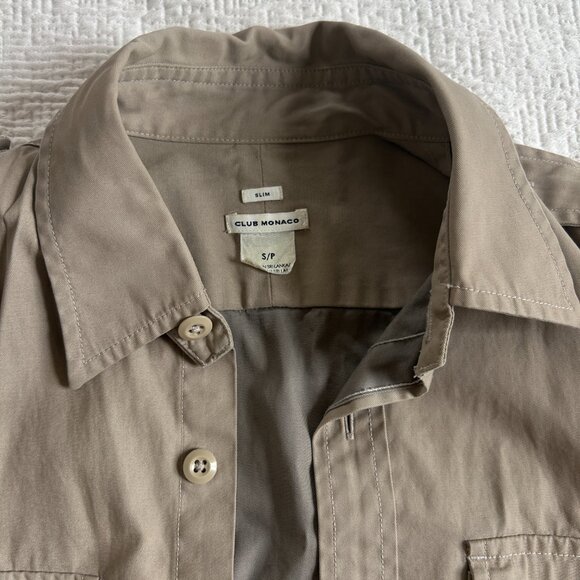Club Monaco Safari Shirt, Small - Picture 3 of 3